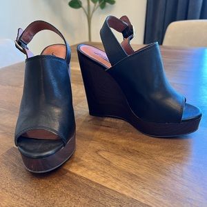 Lucky brand wedge heels